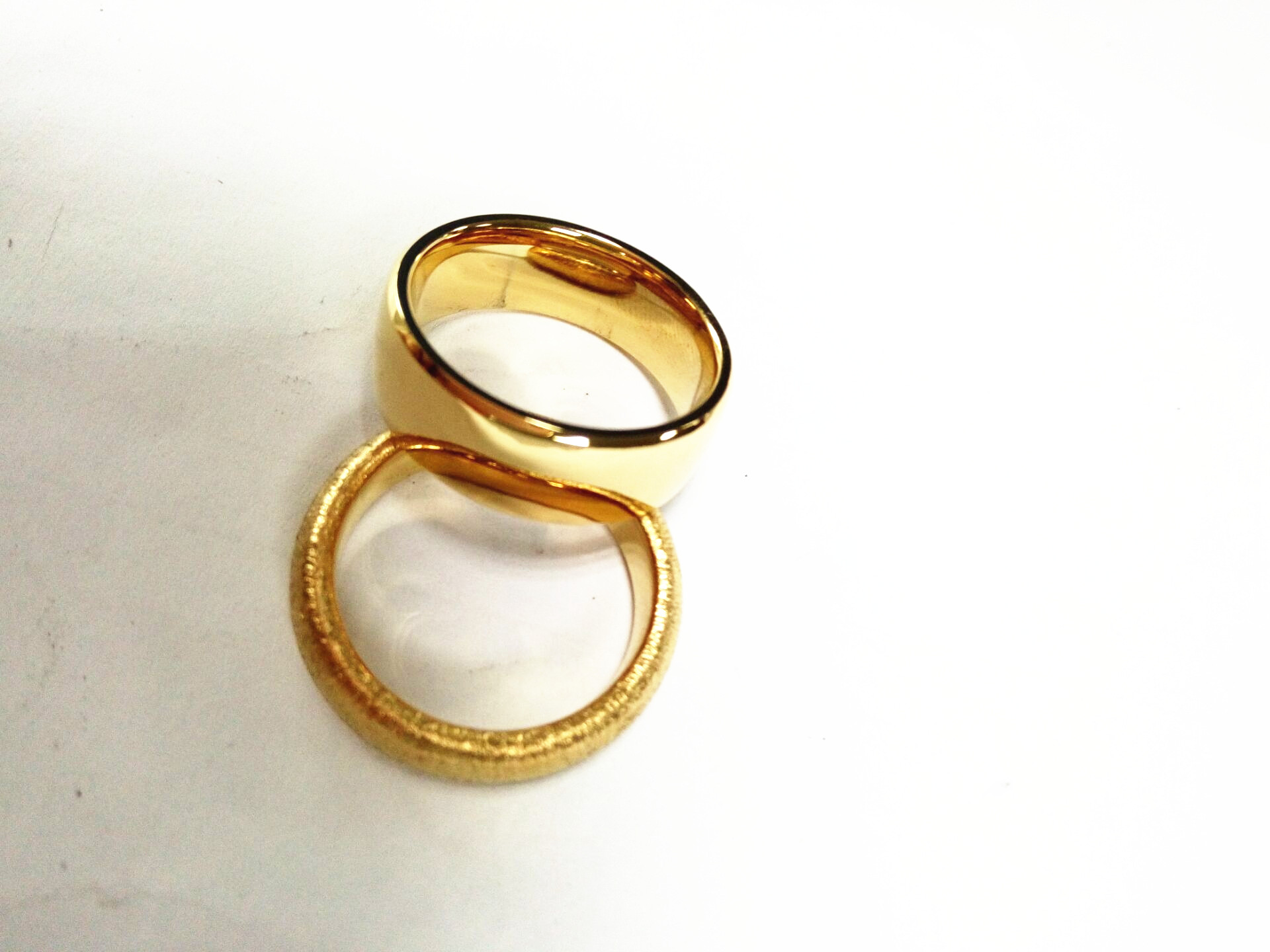 鈦鋼電鍍18K玫瑰金