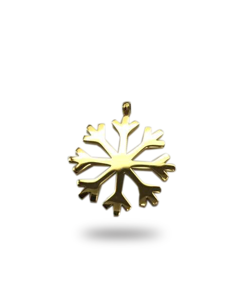 首飾真空電鍍 雪花項(xiàng)鏈18K金 不銹鋼真空電鍍