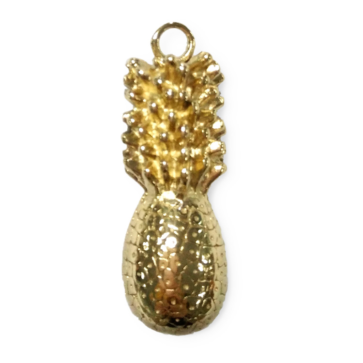 不銹鋼首飾吊墜PVD真空電鍍金色 東莞長安千屹首飾真空鍍膜加工廠