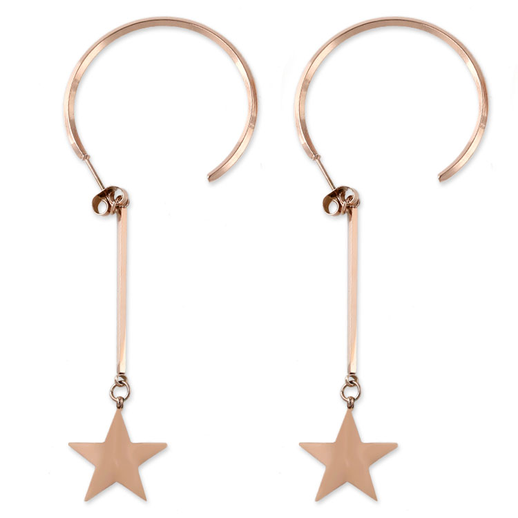 五金耳環(huán)首飾真空電鍍玫瑰金 廣東千屹真空鍍膜PVD電鍍加工廠