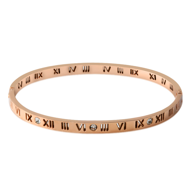 五金首飾手鐲PVD真空電鍍IP玫瑰金色 東莞市首飾真空鍍膜電鍍廠加工