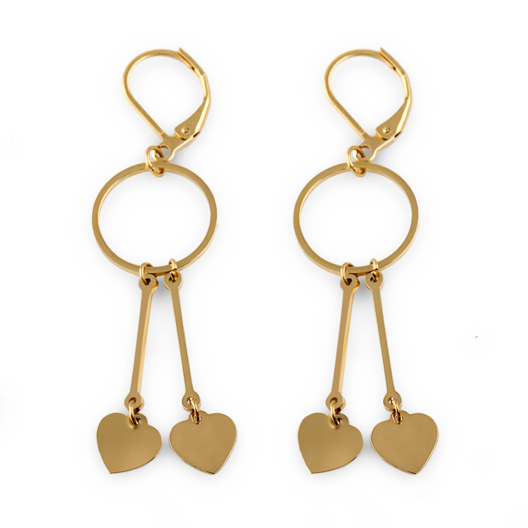 不銹鋼飾品耳環(huán)PVD真空鍍金電鍍 東莞首飾PVD真空鍍膜加工廠