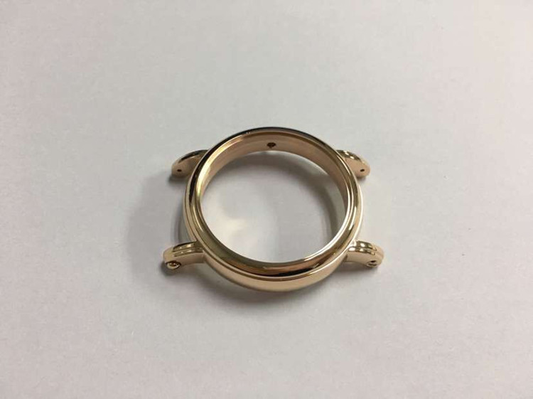 表殼真空電鍍玫瑰金 東莞鐘表PVD鍍膜加工